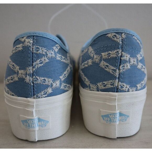 Vans Unisex Men's Sz 9.5 Women's 11 Blue Denim Mix Authentic Stackform Sneakers - Picture 5 of 8